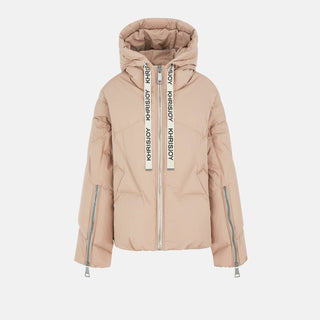 Khrisjoy Iconic Milano In Mat Nylon Sand - Luxury Jackets for Women