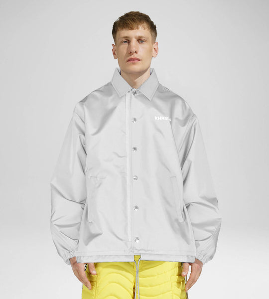 8G SHOOT COACH JACKET ホワイト Luxury Men's Coach Jacket Off white | KHRISJOY® Official